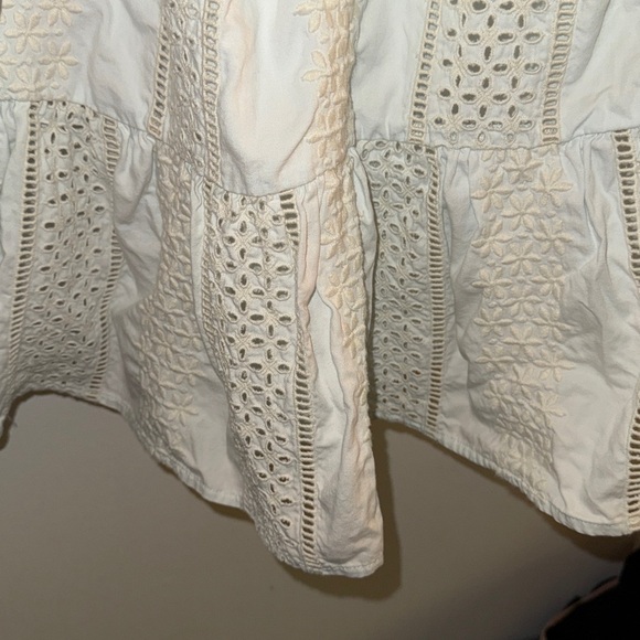 White Sleeveless Mini Dress - Picture 2 of 6